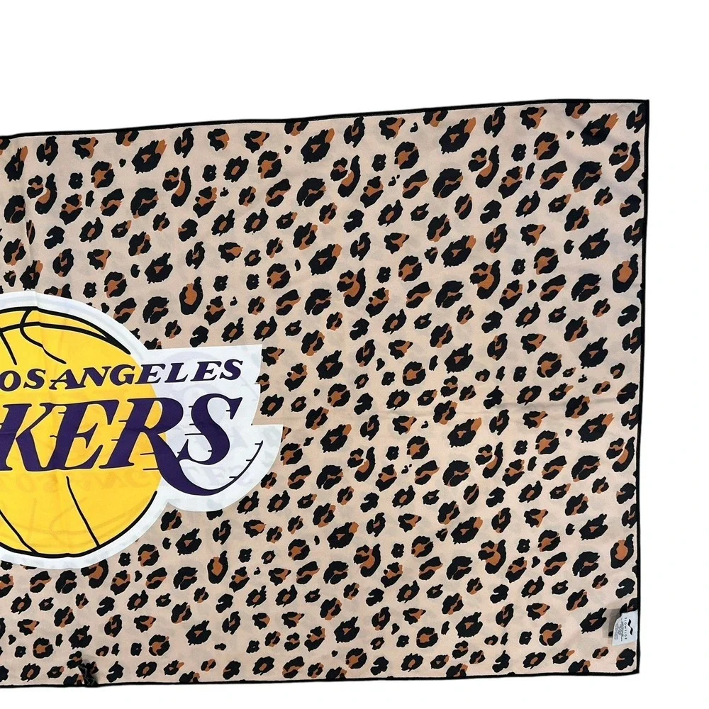 Los Angeles Lakers X Slowtide Blanket LA Basketball‎ Leopard Lightweight 30
